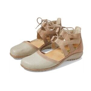 NEW Naot Kata Tan Leather Lace Up Ankle Gladiator Sandal Shoes Women EU 40 US 9